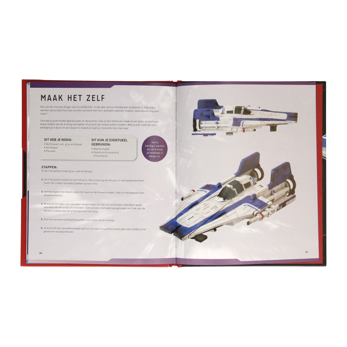 Gewinnt das Holland Star Wars A-Wing Deluxe Buch mit Holzbaumodell