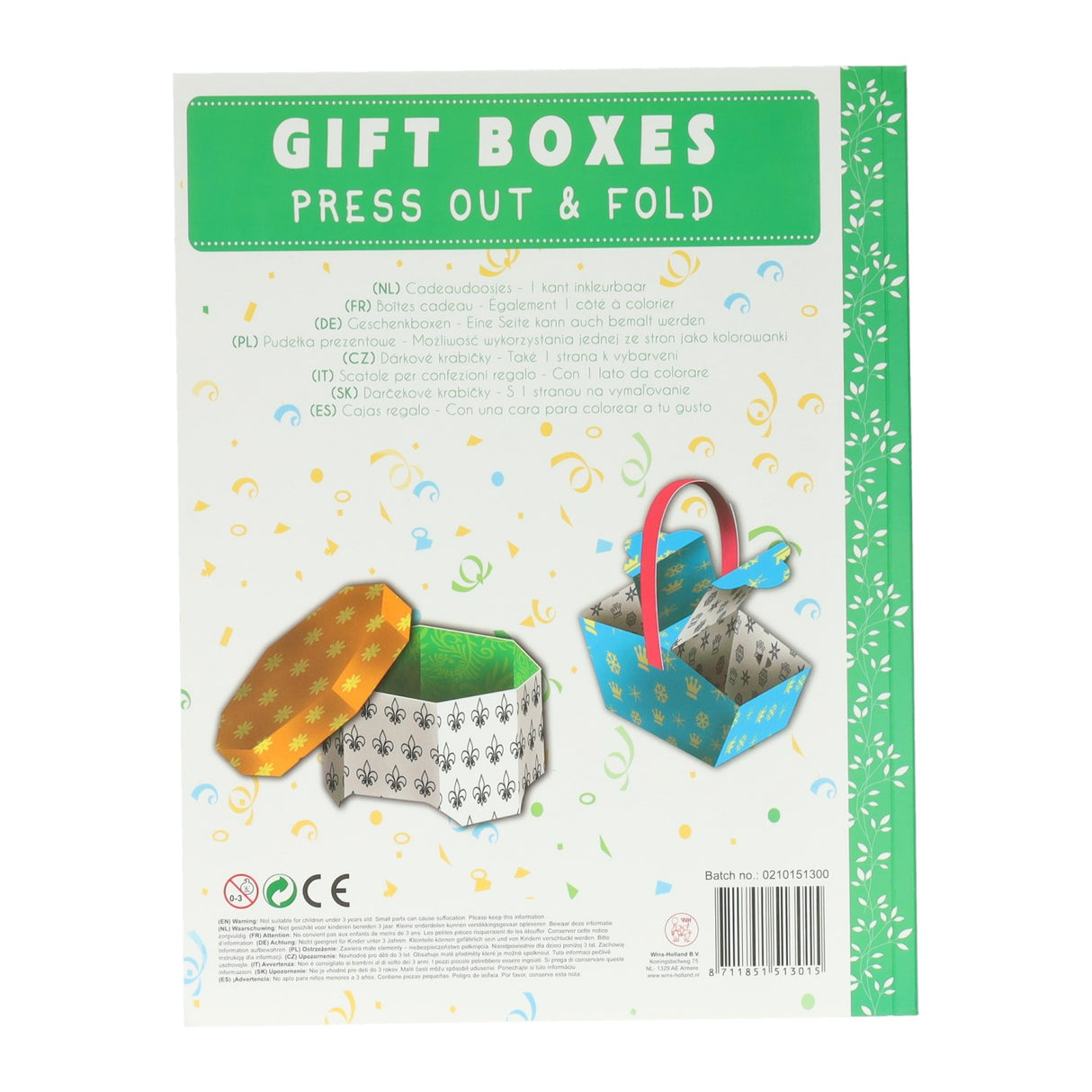 Wins Holland stellt Ihre eigenen Geschenkboxen her, 30 Boxen