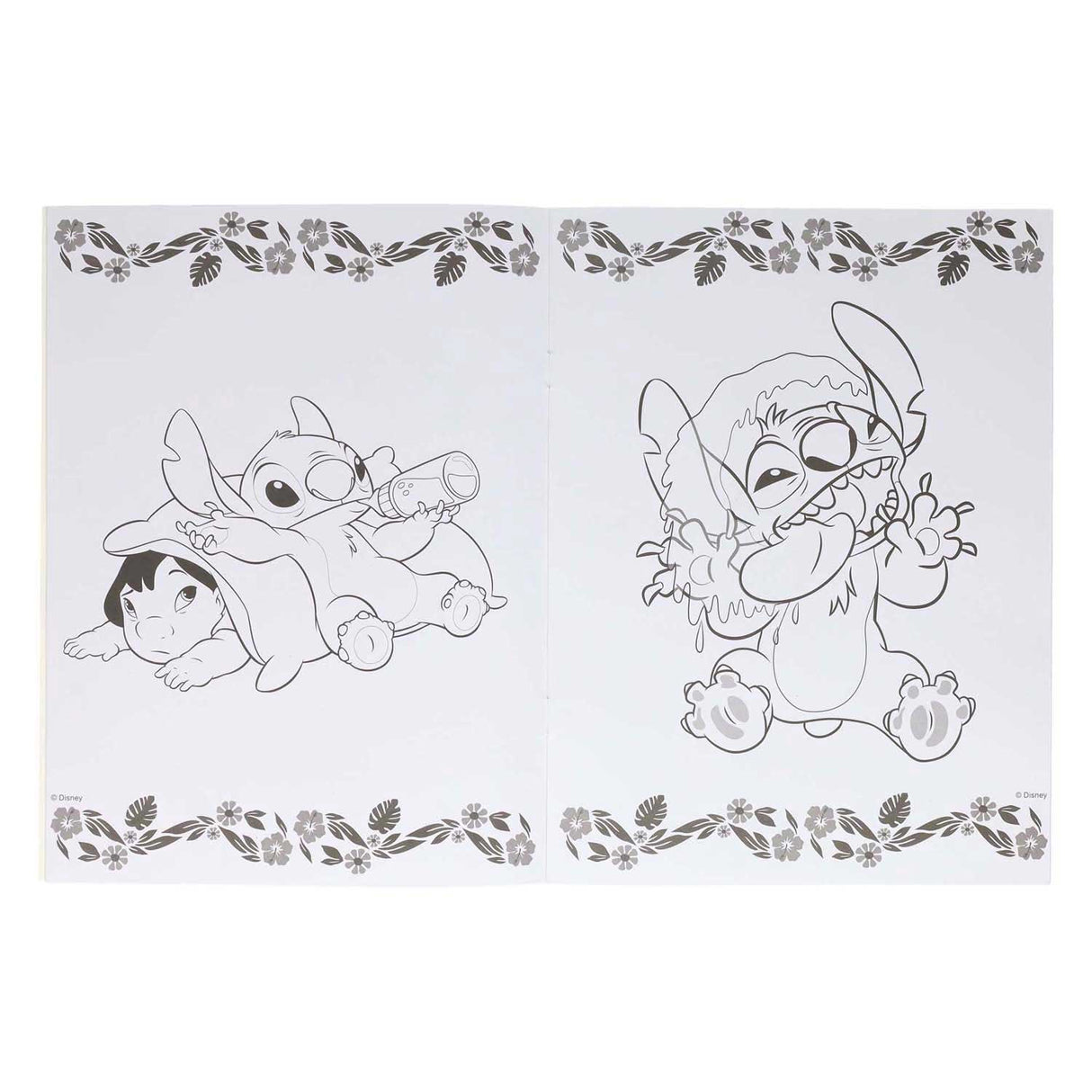 Intro Stitch A4 Malbuch 32 Seiten 6 sortiert.