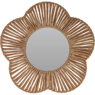No brand Spiegel 38 cm Blume mit Papier | 2 Stk