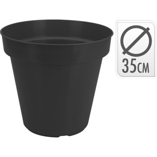 No brand Blumentopf rund Microfix 35 cm | 2 Stk