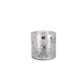 No brand ptmd Teelichthalter Winty White XL 15 cm | 2 Stk