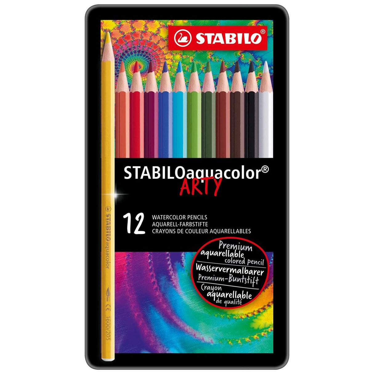Stabilo Aquacolor-Stifte 12 Farben