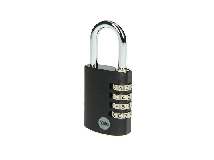 Yale 1065059 - hangslot 38mm alu zwart std | 3 stuks