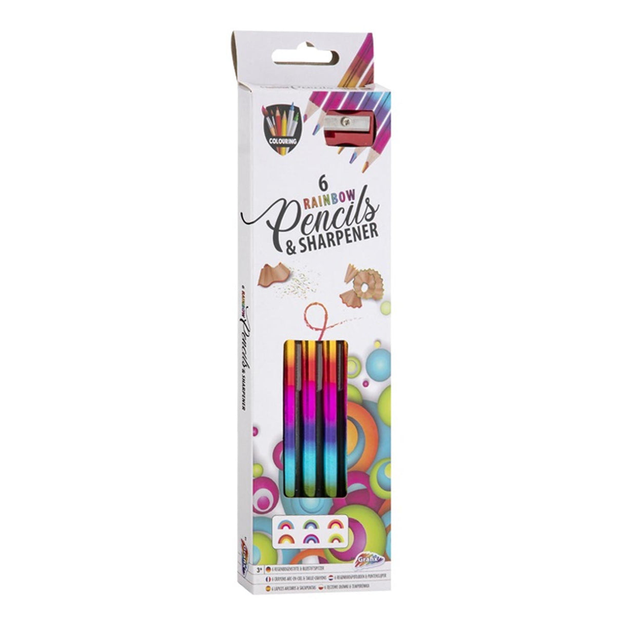 Grafix-Bleistifte mit Regenbogenspitzer
