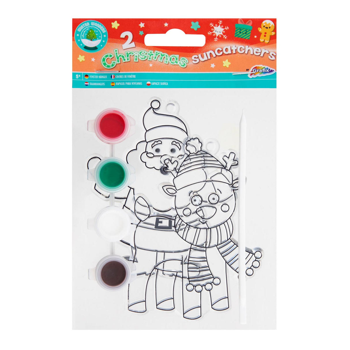Grafix Weihnachts-Fensterhänger Weihnachten