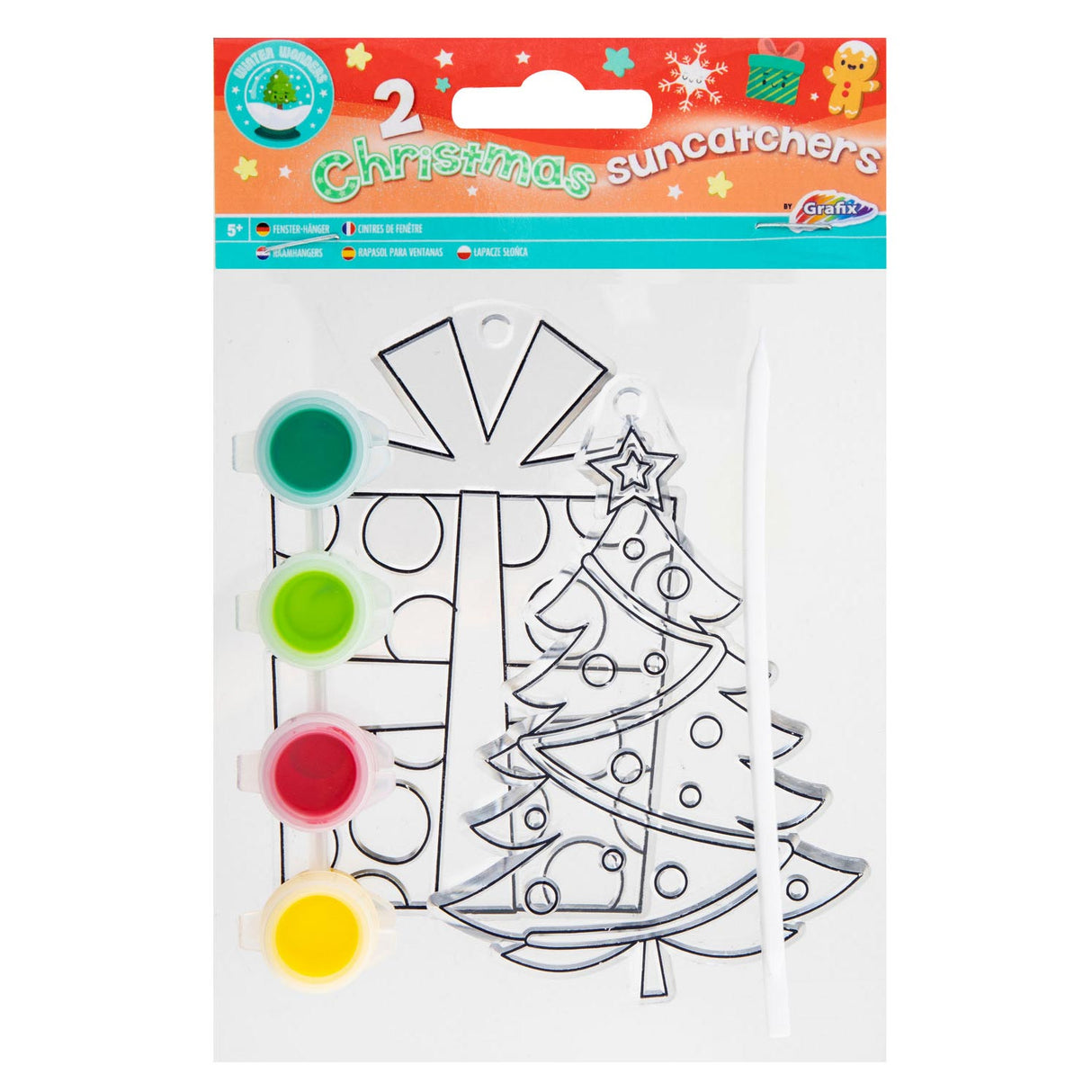 Grafix Weihnachts-Fensterhänger Weihnachten