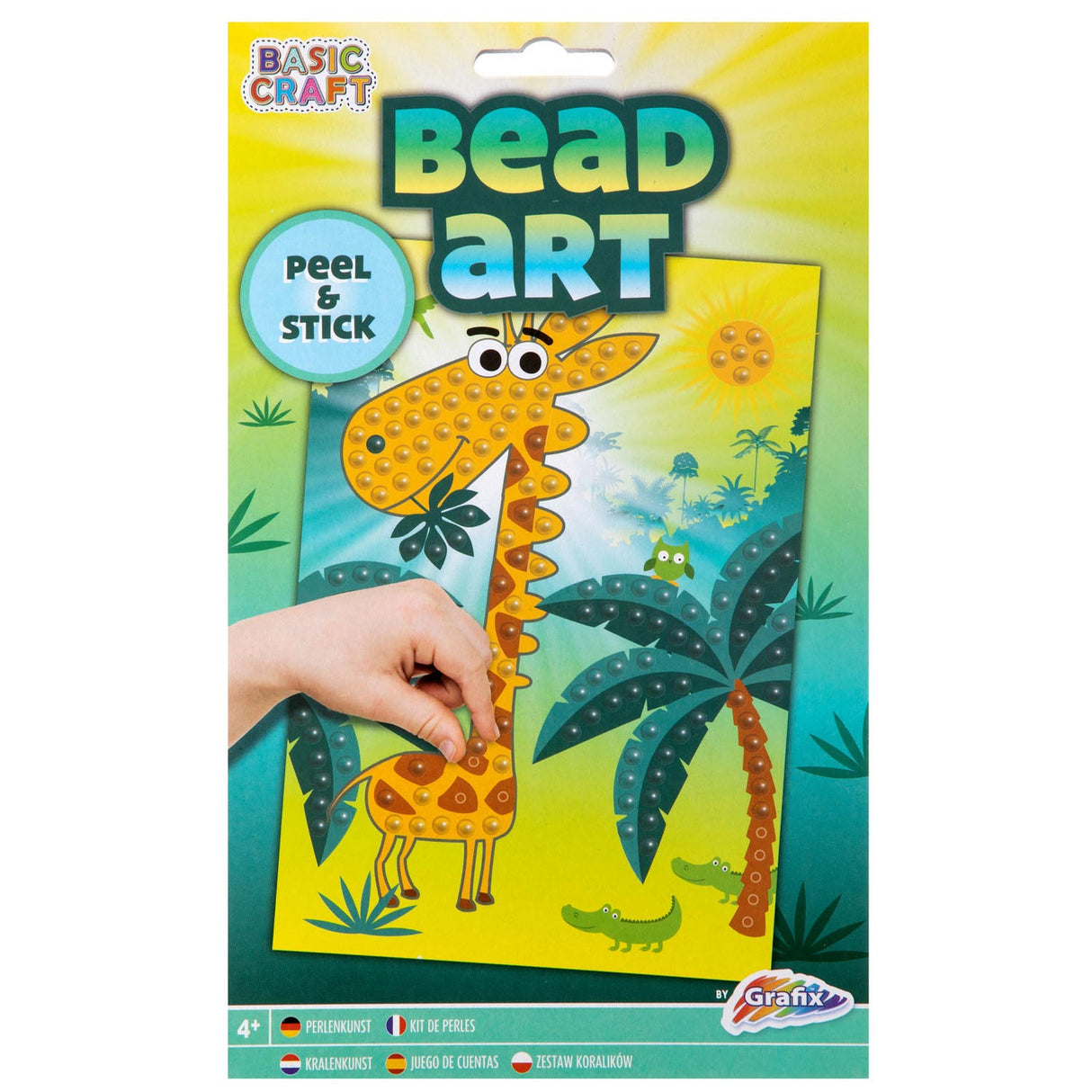 Grafix Craft Set Perlenkunst Giraffe