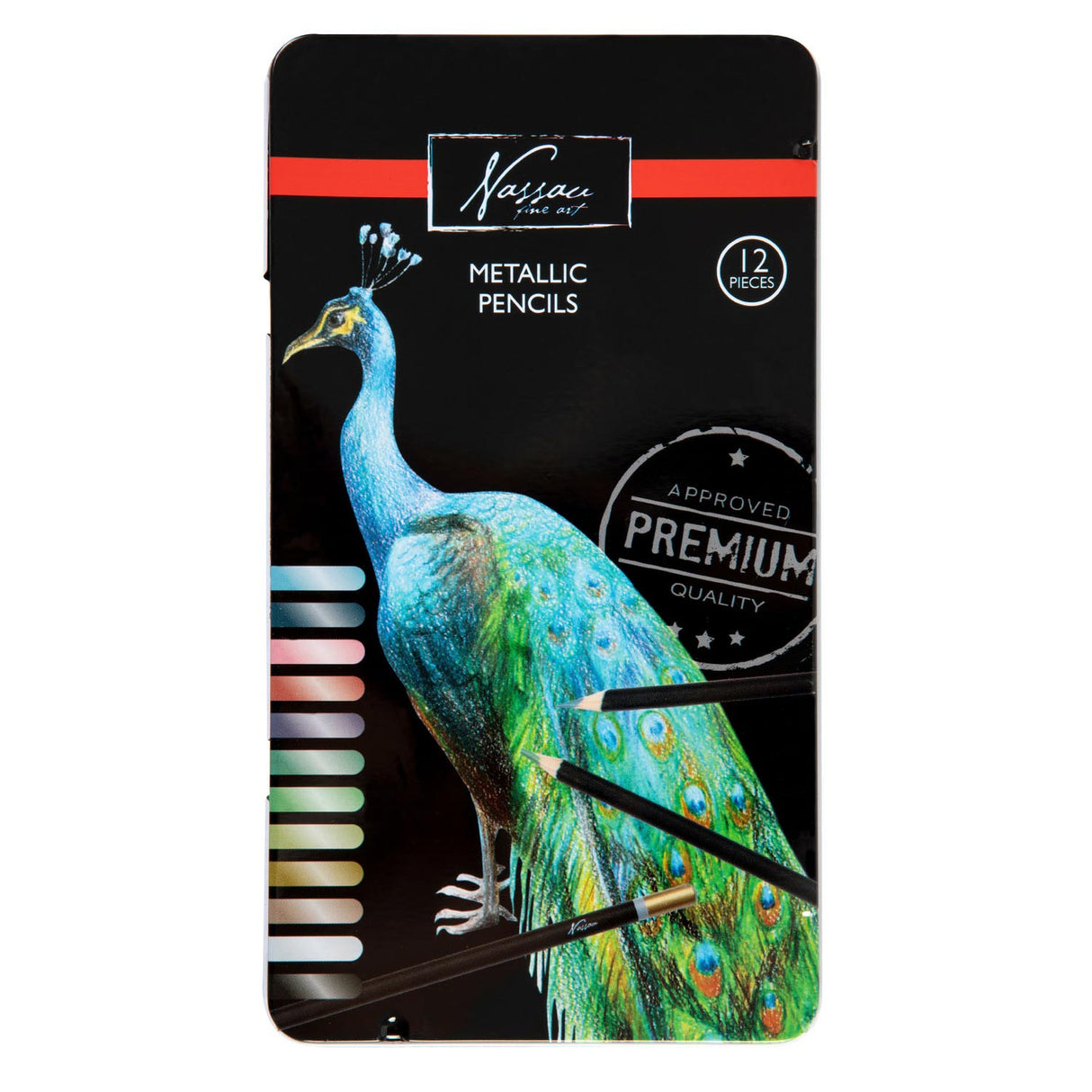 Nassau Fine Art Nassau Buntstifte Metallic, 12 Stk.