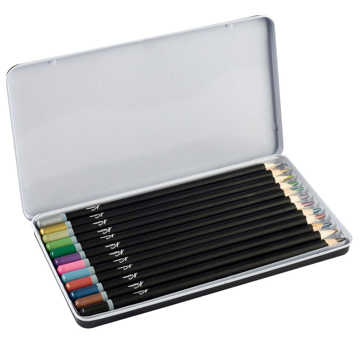 Nassau Fine Art Nassau Buntstifte Metallic, 12 Stk.
