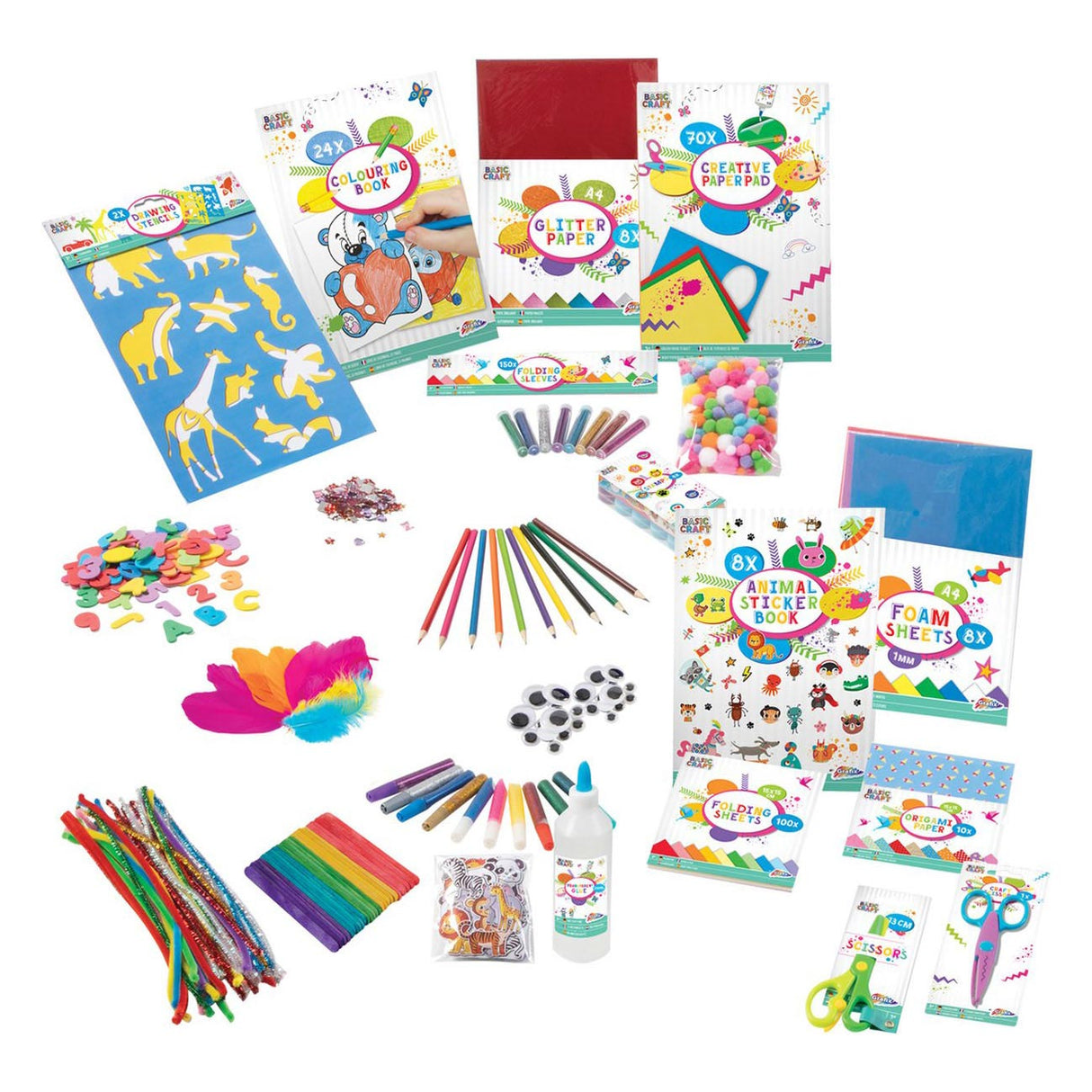 Kreative Bastelgruppe, grundlegendes Bastelpaket, komplett