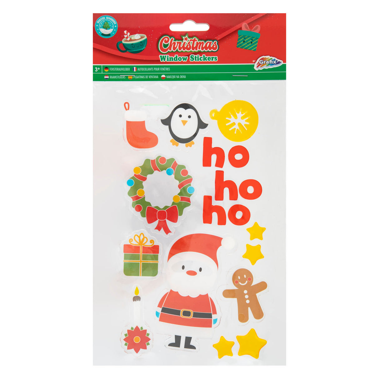 Kreative Bastelgruppe Weihnachts-Fensteraufkleber