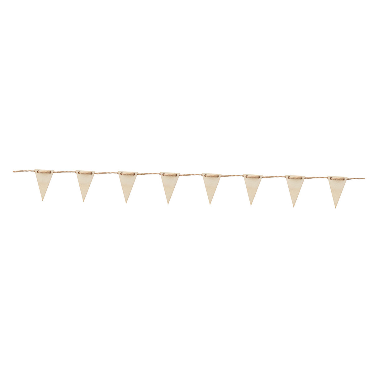 Lobben schmücken Ihre hölzerne Mini-Flaggenlinie
