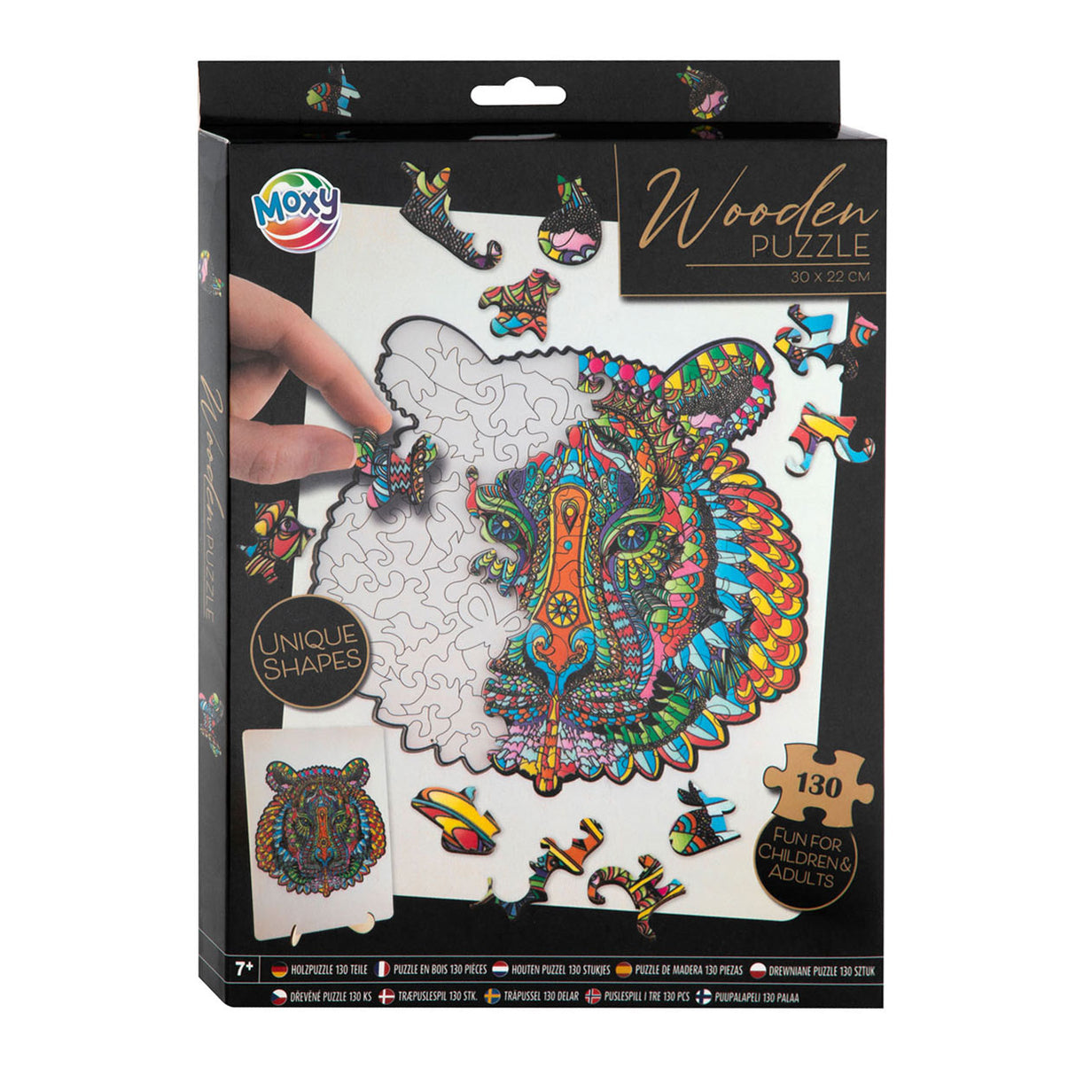 Kreative Handwerksgruppe Holz Jigsaw Puzzle Tiger 130st.