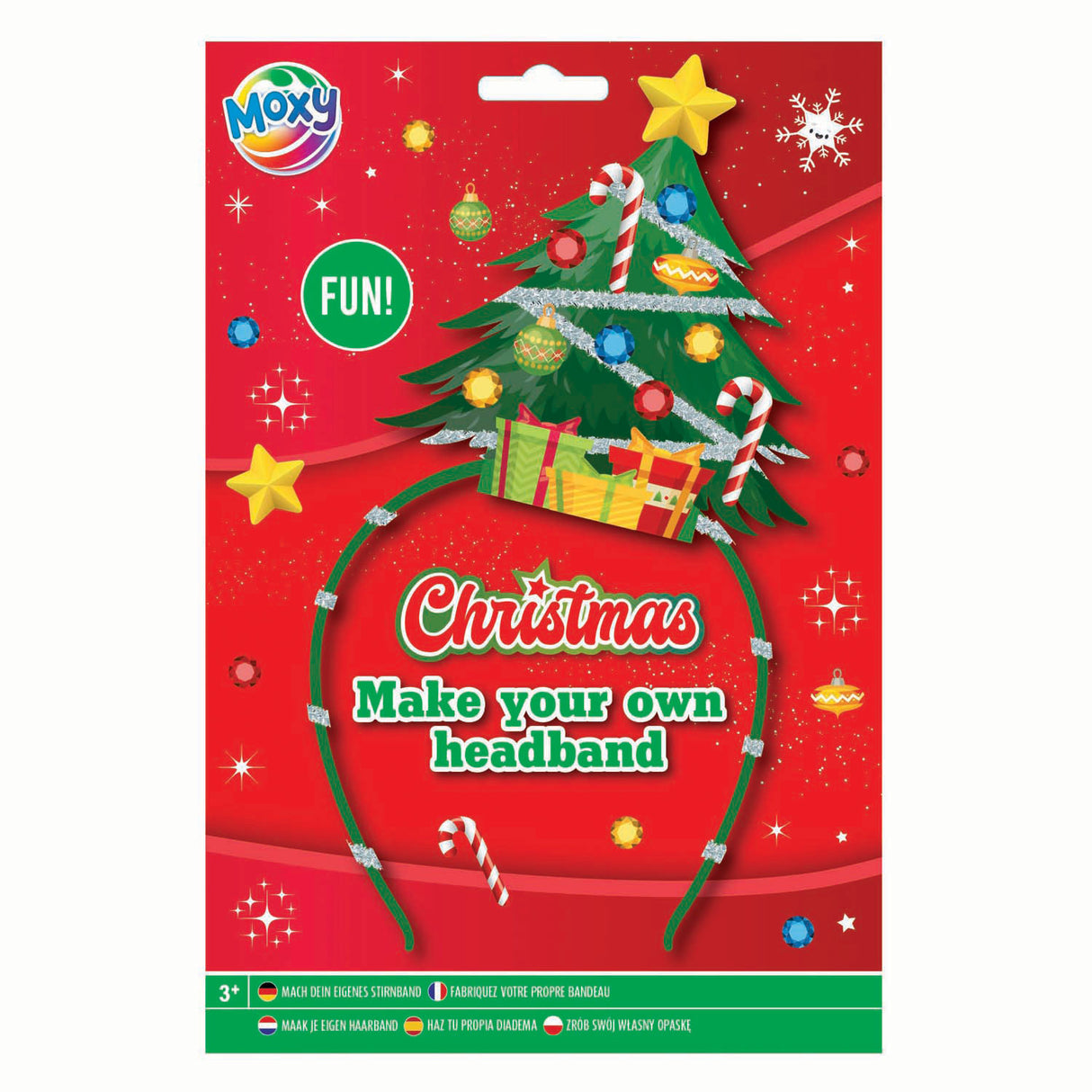 Eine kreative Bastelgruppe stellt Ihr eigenes Weihnachtsstirnband her