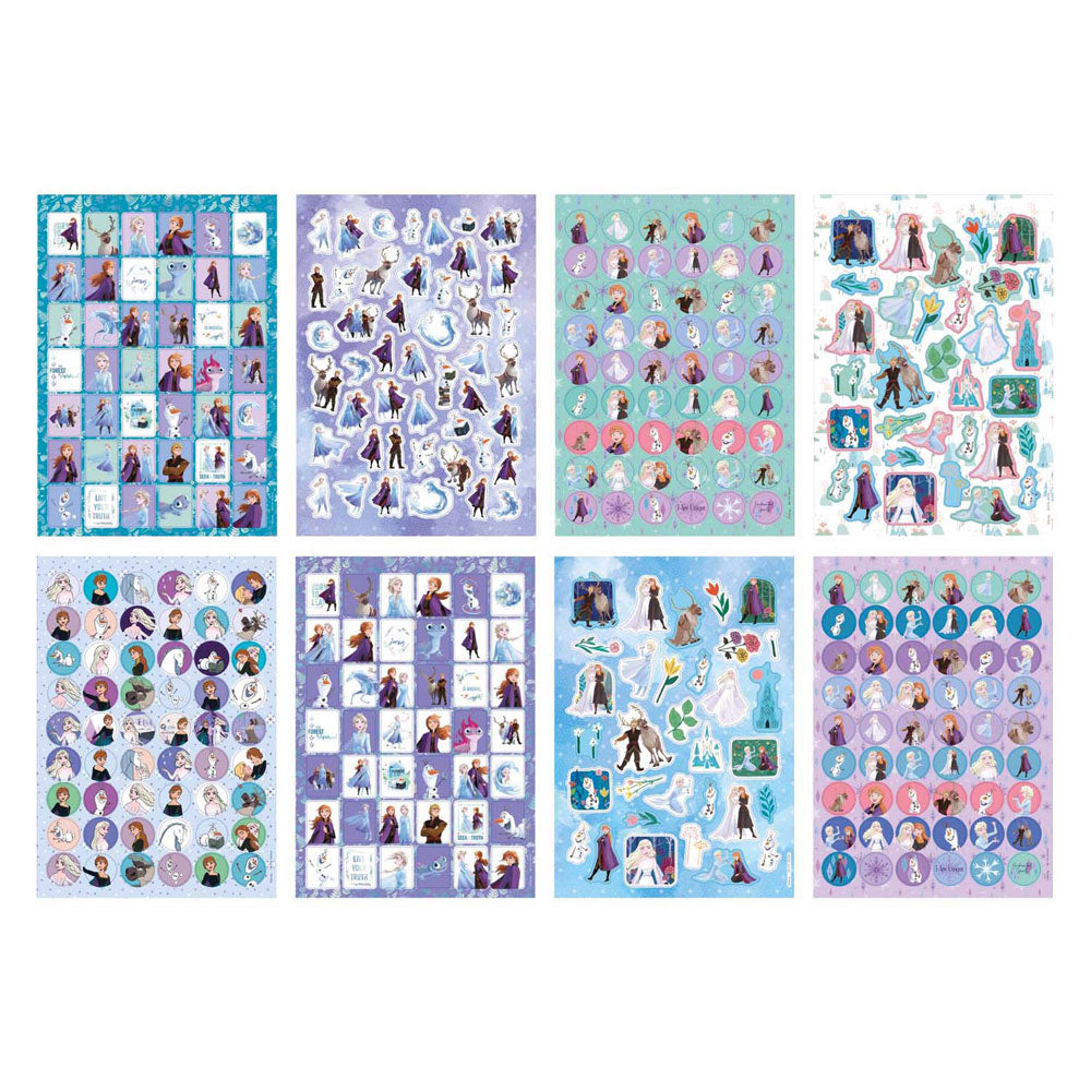 Creative Craft Group Moxy Frozen Glitter Stickerbuch – A5