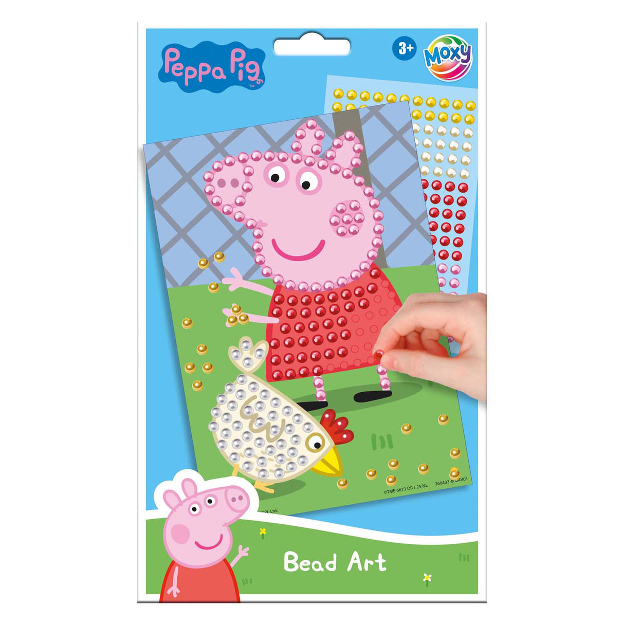 Kreative Bastelgruppe Moxy Peppa Bead Art – A5-Format