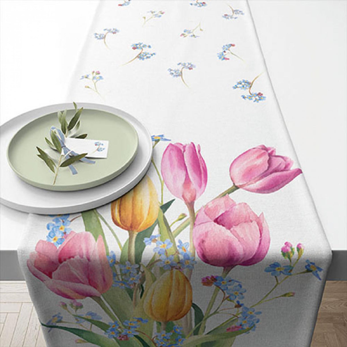 Ambiente Tischläufer Tulpenstrauß 40x150cm