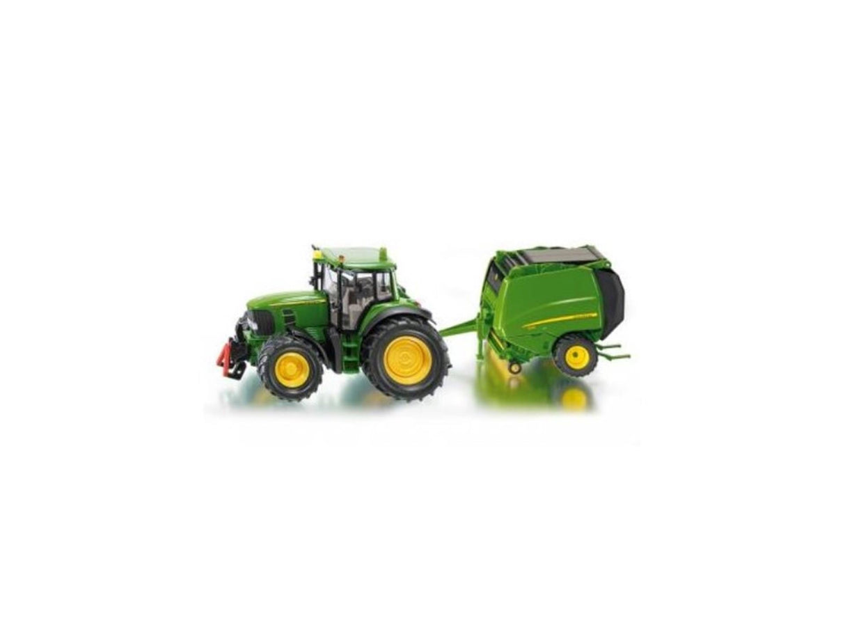 Siku 1665 John Deere mit Ballenpresse