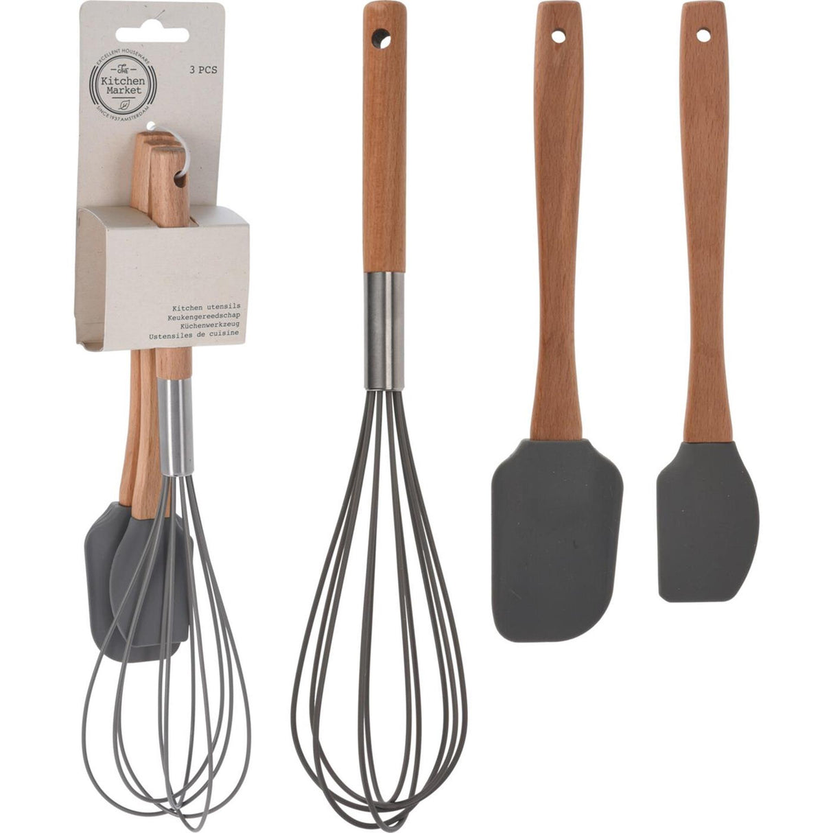 Excellent Houseware Küchenhelfer-Set 3-teilig