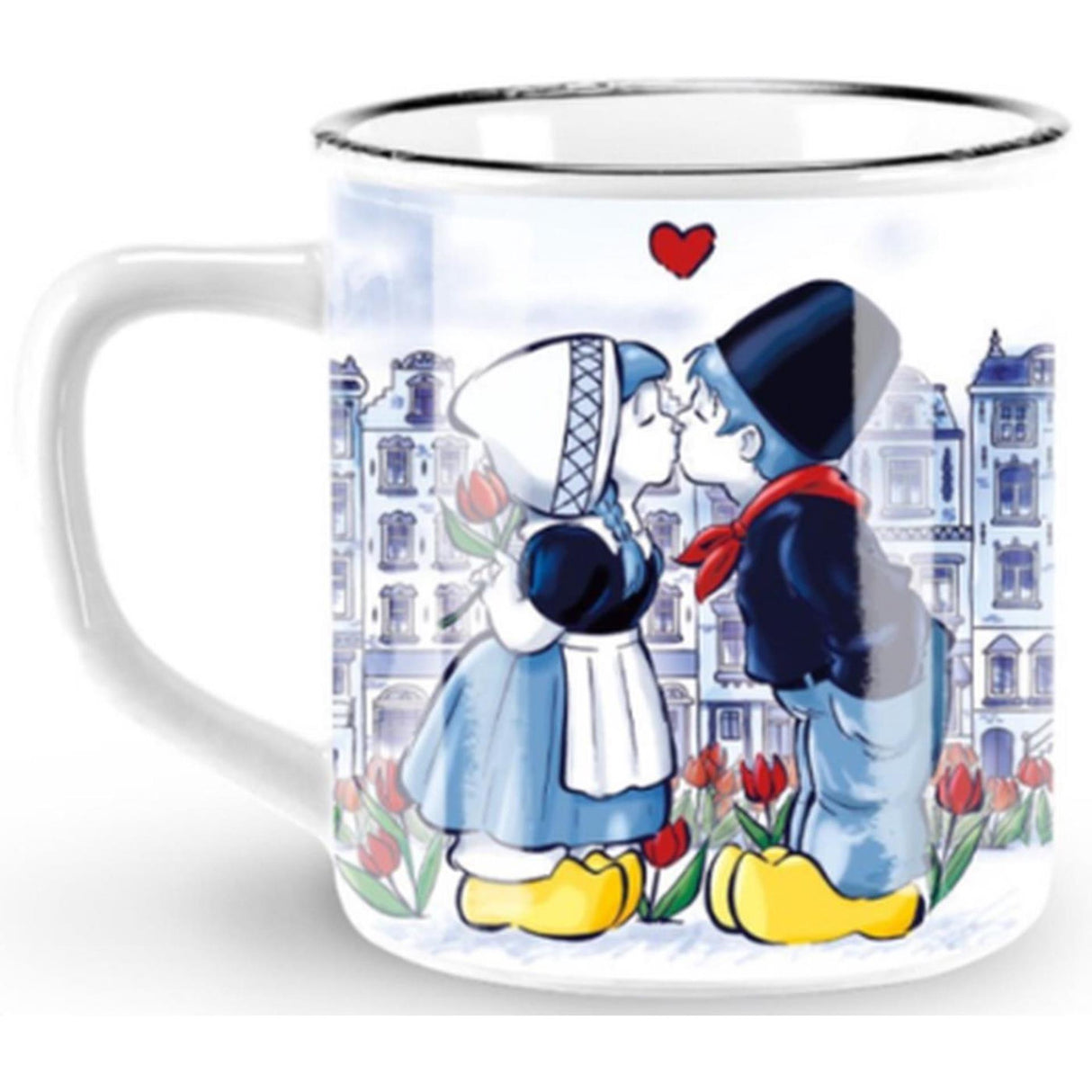 Retro-Becher küssendes Paar 220ml