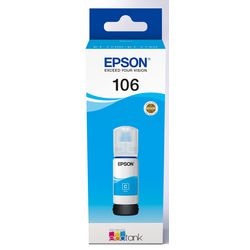 Tintenflasche Epson 106 C13T00R240 Cyan
