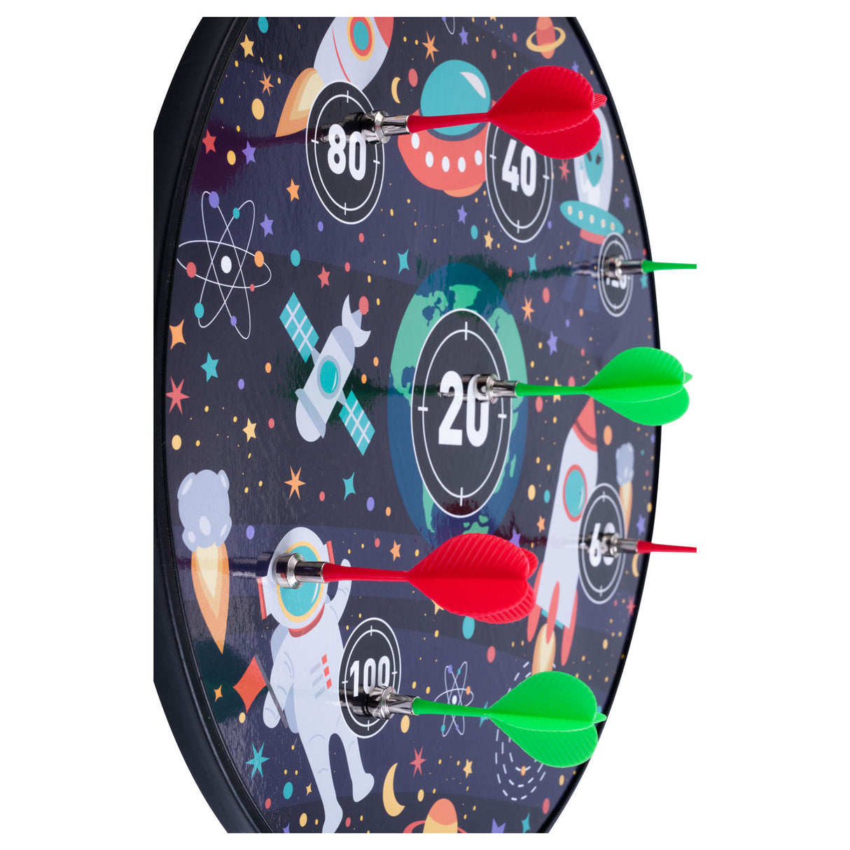 Engelhart magnetische Dartscheibe doppelseitig – Space