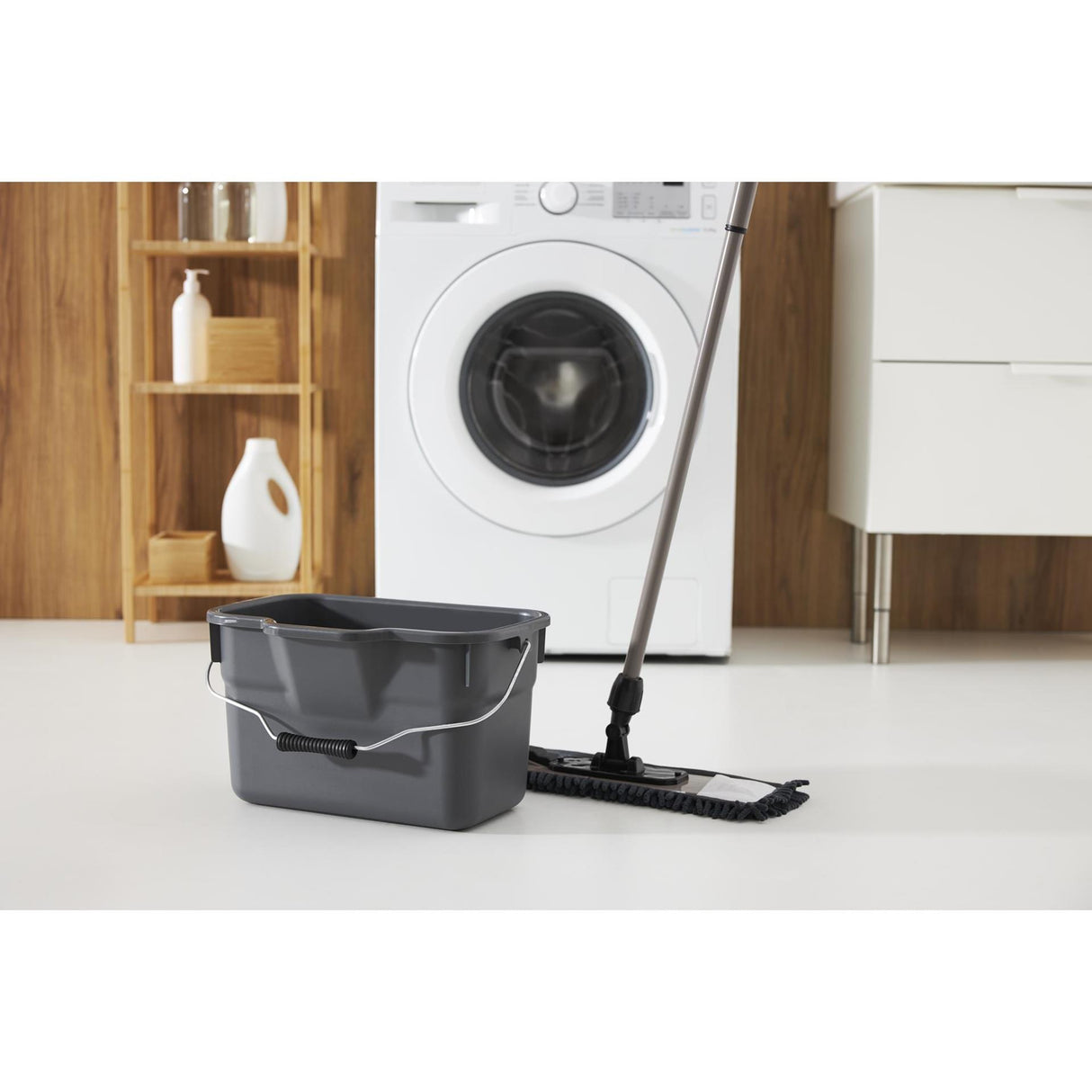 Rotho Basic Rechteckeimer 12l Anthrazit