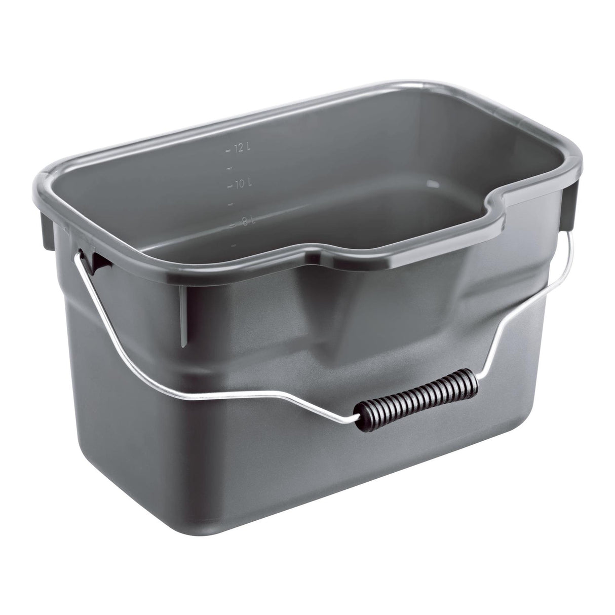 Rotho Basic Rechteckeimer 12l Anthrazit