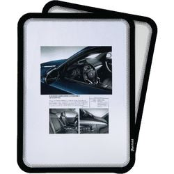 Displayframe djois tview magneto a4 zwart pak 2 stuks