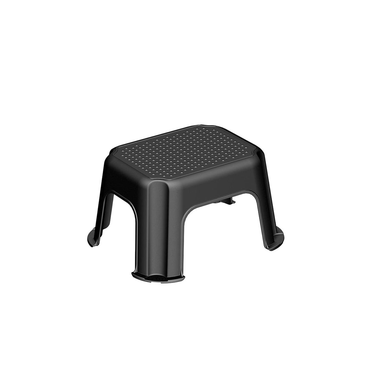 Rotho Basic Tritthocker schwarz