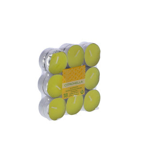 Spaas Teelichter Citronella 4 Stunden 18 Stück | 6 Stück