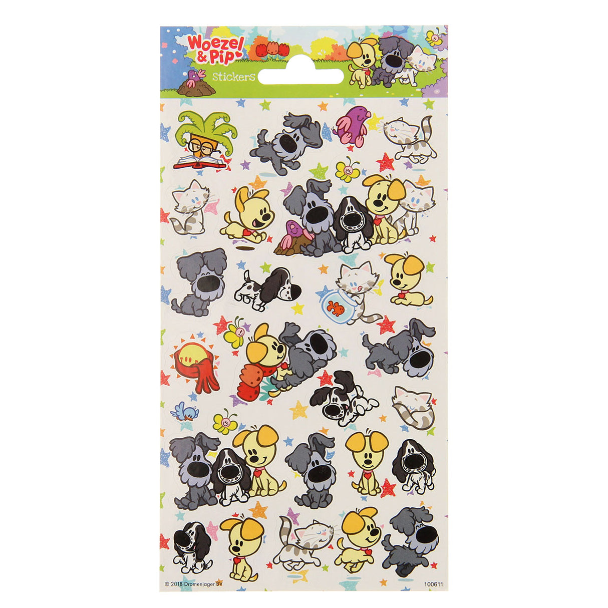 Totum Stickerbogen Woezel Pip
