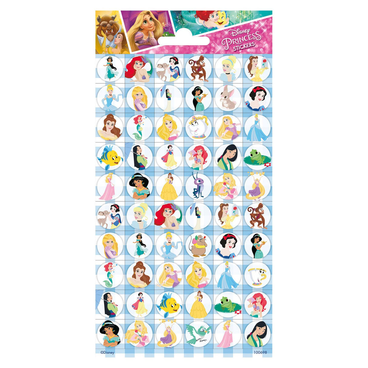 Totum-Aufkleberblatt Disney-Prinzessin
