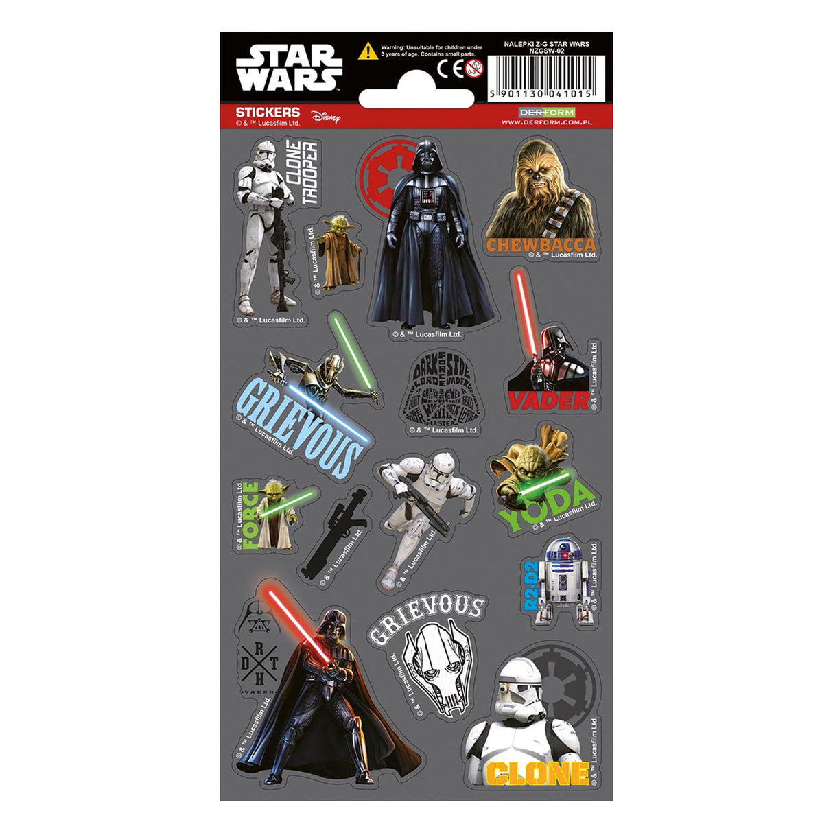 Totum-Aufkleberblatt Star Wars