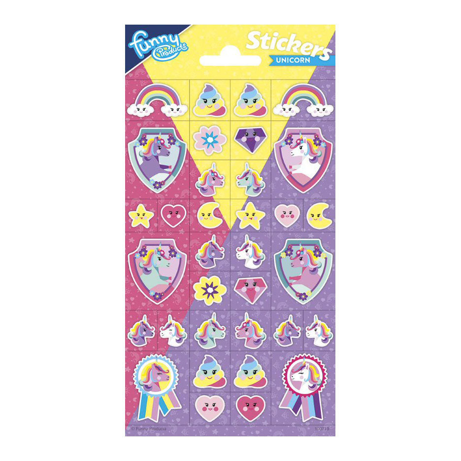 Totum Stickerbogen Glitzer – Einhorn