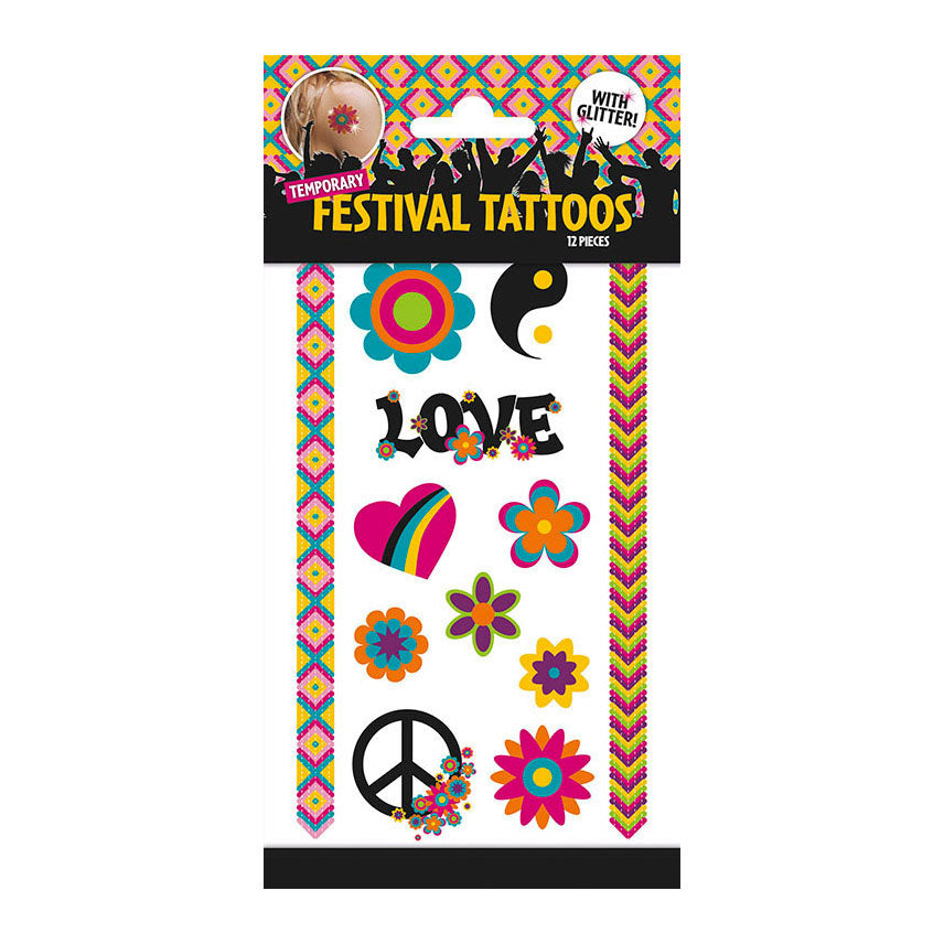 Totum Tattoos im Glitzer-Look Festival