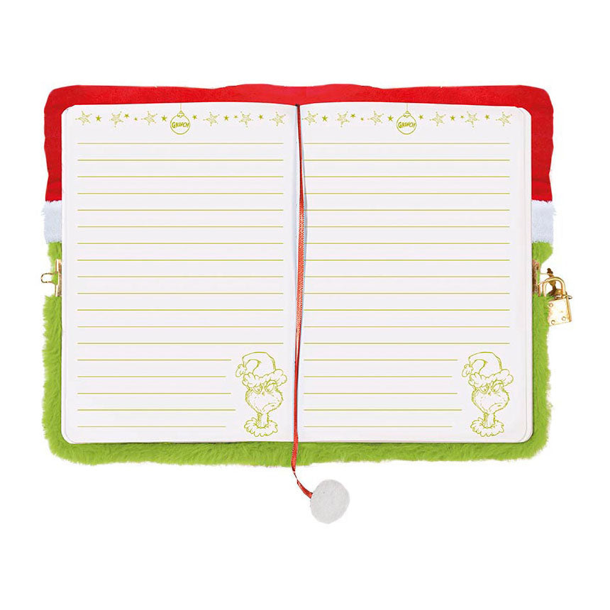 Totum flauschiges Notizbuch Grinch