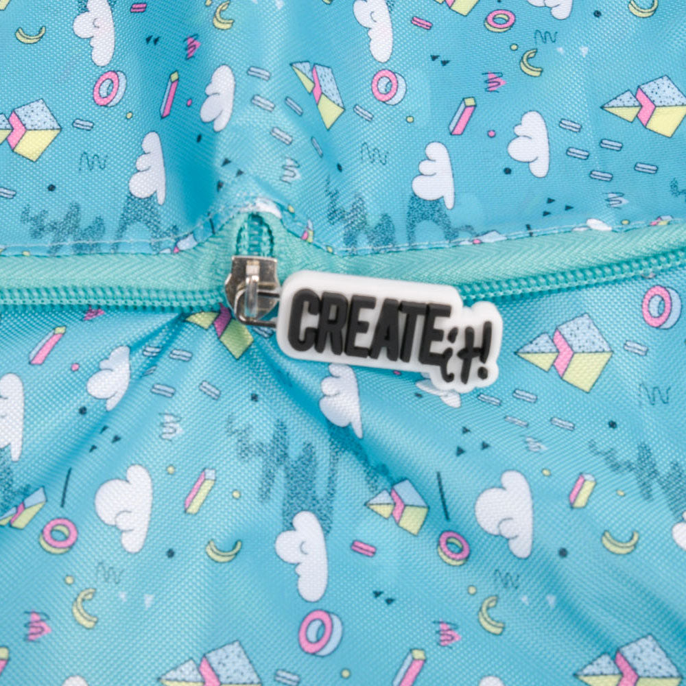 Erstellen Sie es! Poptastic Opvouwbare Shopper Türkis