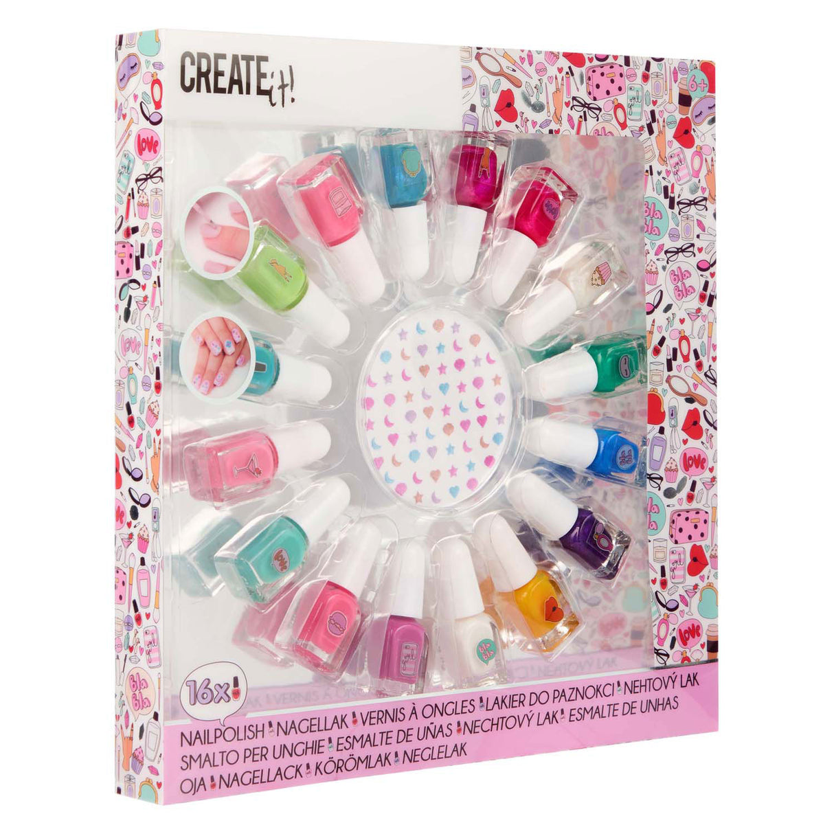 Canenco schafft es! Beauty-Nagellack-Set, 16-tlg.