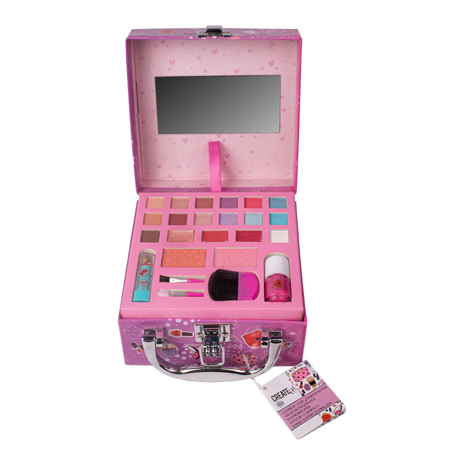 Erstellen Sie es! Schönheits -Make -up -Koffer, 24dlg.