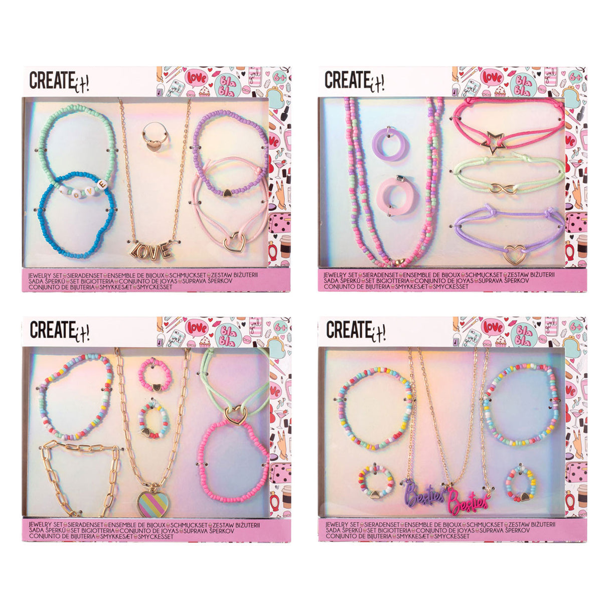 Erstellen Sie es! Schönheit Schmuck Set Schönheit