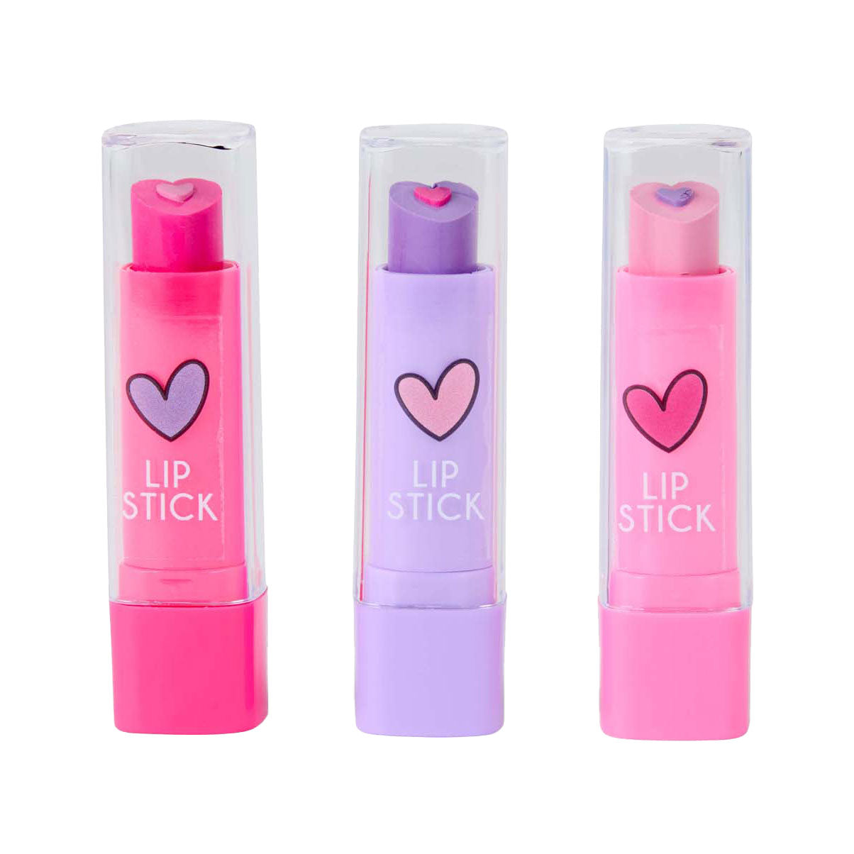 Erstelle es! Herz-Lippenstift, 3St.
