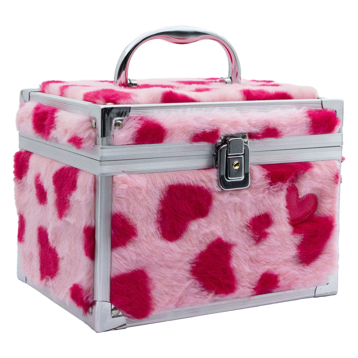 Erstelle es! Herz-Make-up-Etui, flauschige Herzen