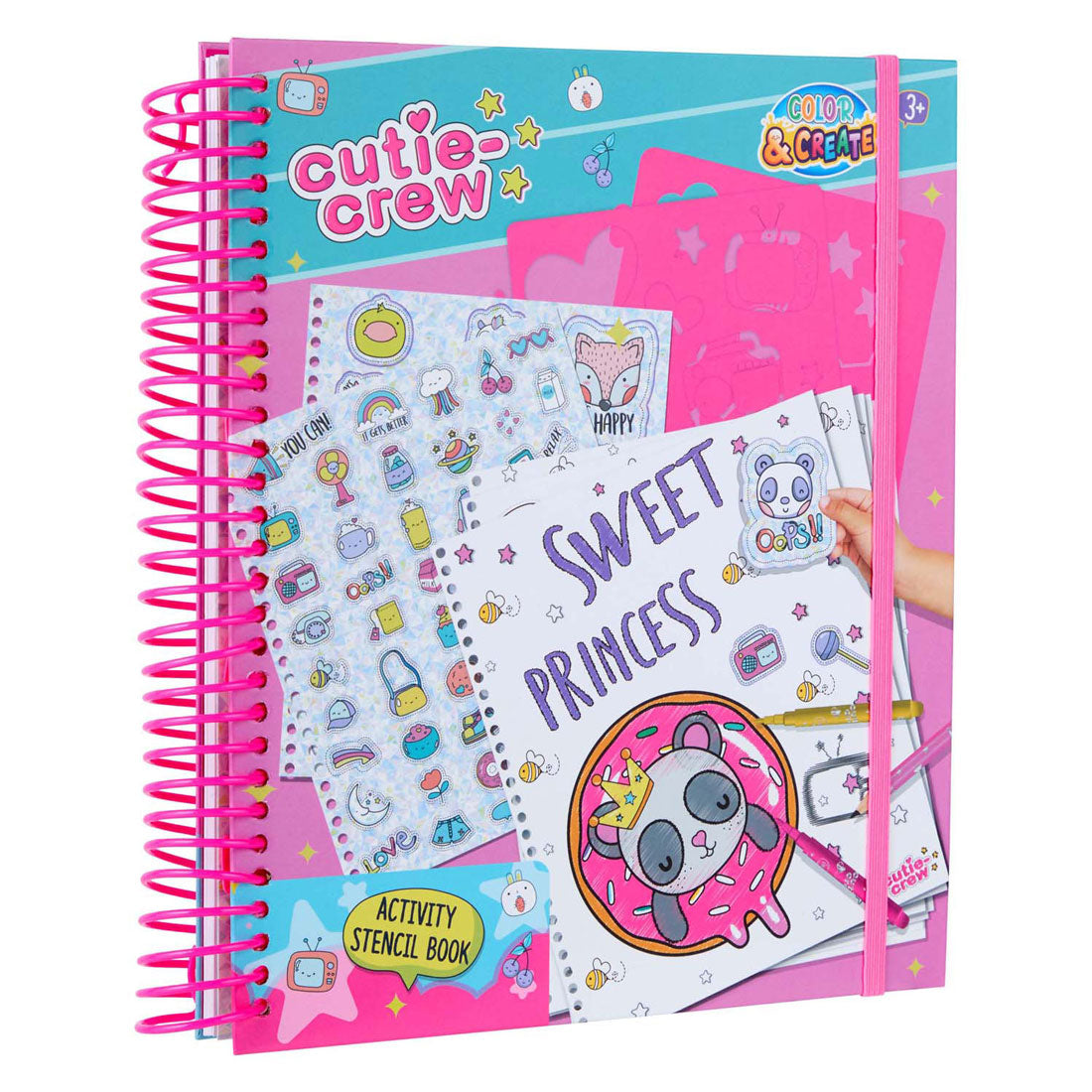 Canenco Cutie Crew Vorlage für Aktivitäten-Malbuch