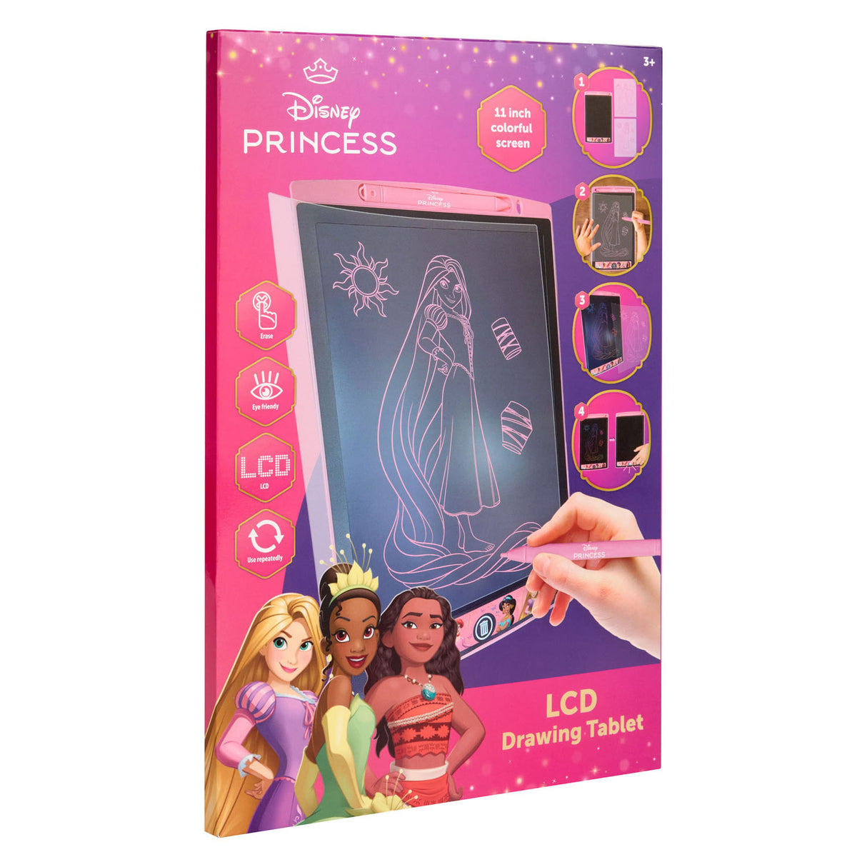 Canenco Disney Princess LCD-Zeichenbrett Regenbogen