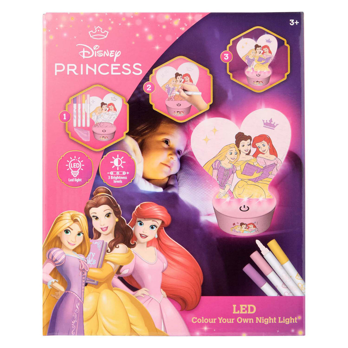 Canenco Disney Princess stellen Sie Ihr eigenes LED-Nachtlicht her