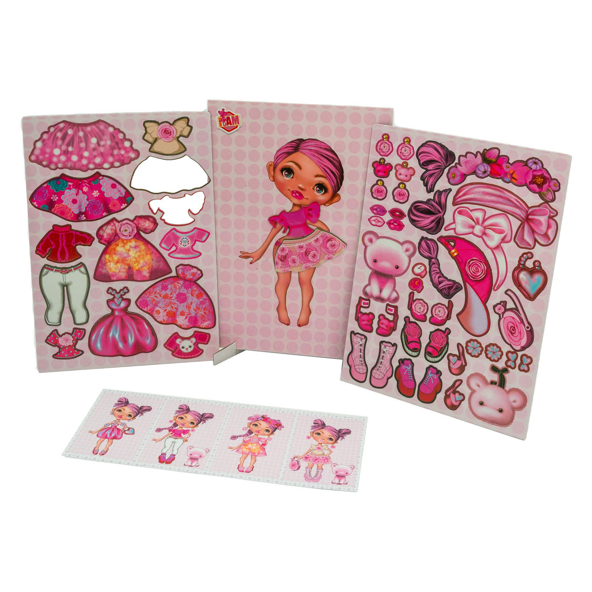 Canenco Ich bin eine magnetische rosa Anziehpuppe