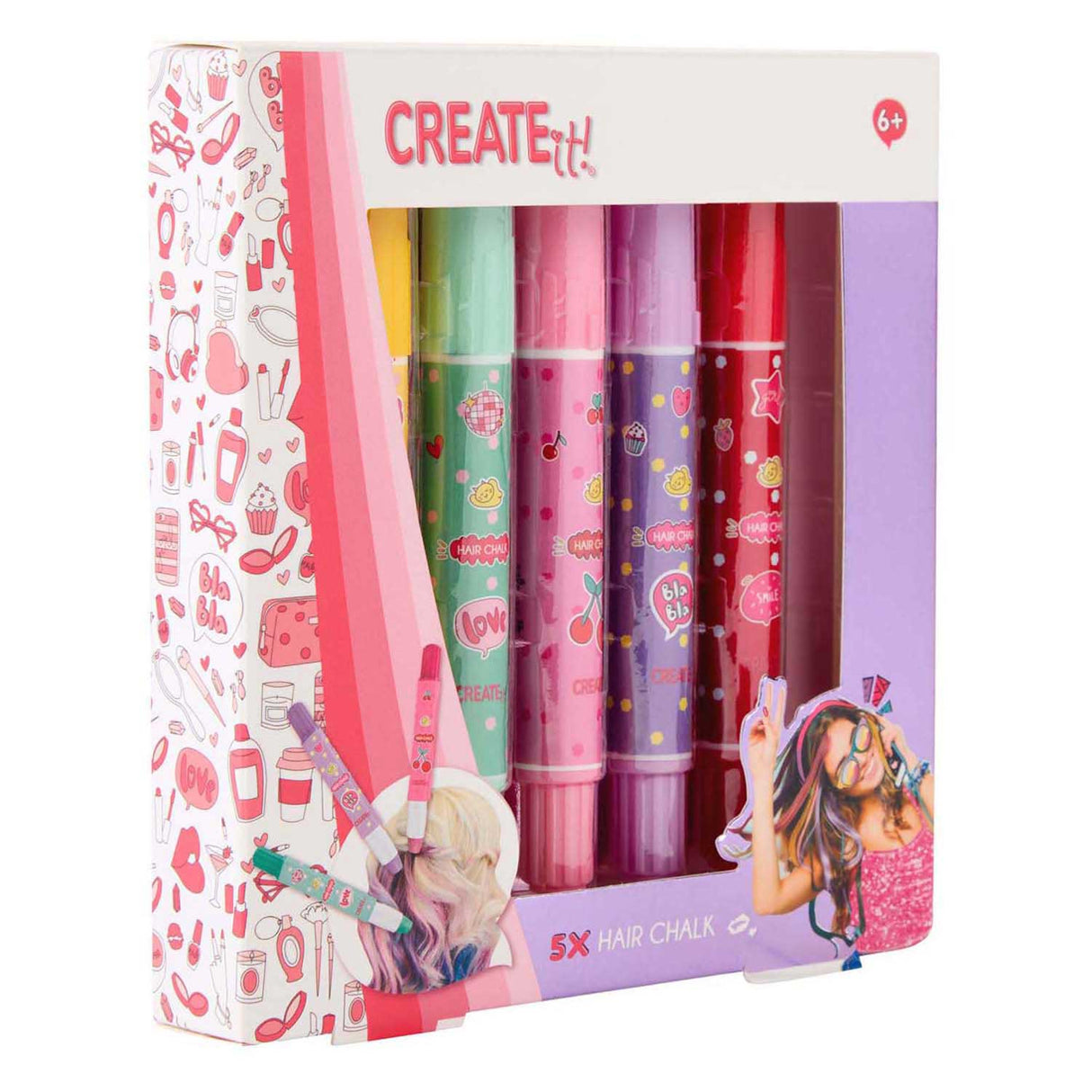 Canenco schafft es! Haarkreidestifte - 5 Stk
