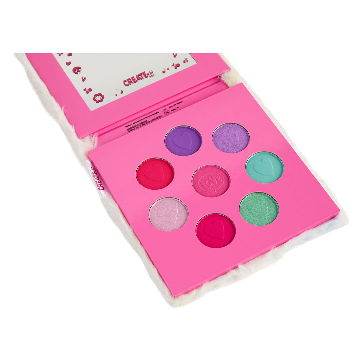 Create it! oogschaduw palette fluffy - 8 kleuren